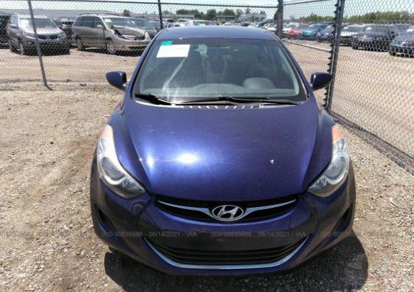 Hyundai Elantra cena 11000 przebieg: 246224, rok produkcji 2012 z Warszawa małe 56